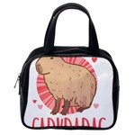 Capybara Love T- Shirt Just A Girl Who Loves Capybaras A Cute Design For Capybara Lovers T- Shirt Yoga Reflexion Pose T- Shirtyoga Reflexion Pose T- Shirt Classic Handbag (Two Sides) Back