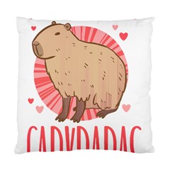 Capybara Love T- Shirt Just A Girl Who Loves Capybaras A Cute Design For Capybara Lovers T- Shirt Yoga Reflexion Pose T- Shirtyoga Reflexion Pose T- Shirt Standard Cushion Case (one Side) by hizuto