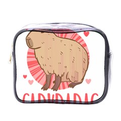 Capybara Love T- Shirt Just A Girl Who Loves Capybaras A Cute Design For Capybara Lovers T- Shirt Yoga Reflexion Pose T- Shirtyoga Reflexion Pose T- Shirt Mini Toiletries Bag (one Side) by hizuto