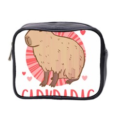 Capybara Love T- Shirt Just A Girl Who Loves Capybaras A Cute Design For Capybara Lovers T- Shirt Yoga Reflexion Pose T- Shirtyoga Reflexion Pose T- Shirt Mini Toiletries Bag (two Sides) by hizuto