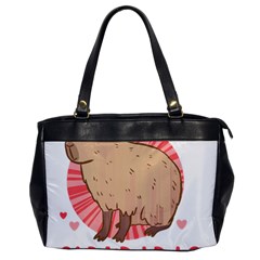 Capybara Love T- Shirt Just A Girl Who Loves Capybaras A Cute Design For Capybara Lovers T- Shirt Yoga Reflexion Pose T- Shirtyoga Reflexion Pose T- Shirt Oversize Office Handbag by hizuto