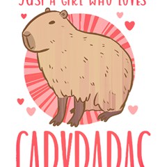 Capybara Love T- Shirt Just A Girl Who Loves Capybaras A Cute Design For Capybara Lovers T- Shirt Yoga Reflexion Pose T- Shirtyoga Reflexion Pose T- Shirt Play Mat (rectangle) by hizuto