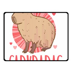 Capybara Love T- Shirt Just A Girl Who Loves Capybaras A Cute Design For Capybara Lovers T- Shirt Yoga Reflexion Pose T- Shirtyoga Reflexion Pose T- Shirt Two Sides Fleece Blanket (small) by hizuto