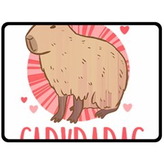 Capybara Love T- Shirt Just A Girl Who Loves Capybaras A Cute Design For Capybara Lovers T- Shirt Yoga Reflexion Pose T- Shirtyoga Reflexion Pose T- Shirt Two Sides Fleece Blanket (large) by hizuto