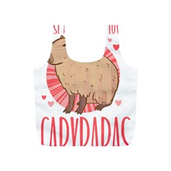 Capybara Love T- Shirt Just A Girl Who Loves Capybaras A Cute Design For Capybara Lovers T- Shirt Yoga Reflexion Pose T- Shirtyoga Reflexion Pose T- Shirt Full Print Recycle Bag (s) by hizuto