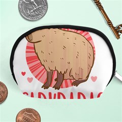 Capybara Love T- Shirt Just A Girl Who Loves Capybaras A Cute Design For Capybara Lovers T- Shirt Yoga Reflexion Pose T- Shirtyoga Reflexion Pose T- Shirt Accessory Pouch (medium) by hizuto