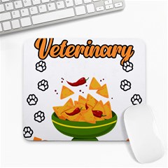 Veterinary Medicine T- Shirt Funny Will Give Veterinary Advice For Nachos Vet Med Worker T- Shirt Large Mousepad by ZUXUMI