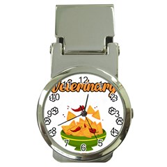 Veterinary Medicine T- Shirt Funny Will Give Veterinary Advice For Nachos Vet Med Worker T- Shirt Money Clip Watches by ZUXUMI