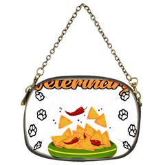 Veterinary Medicine T- Shirt Funny Will Give Veterinary Advice For Nachos Vet Med Worker T- Shirt Chain Purse (one Side) by ZUXUMI