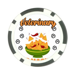 Veterinary Medicine T- Shirt Funny Will Give Veterinary Advice For Nachos Vet Med Worker T- Shirt Poker Chip Card Guard (10 Pack) by ZUXUMI