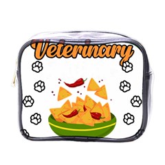 Veterinary Medicine T- Shirt Funny Will Give Veterinary Advice For Nachos Vet Med Worker T- Shirt Mini Toiletries Bag (one Side)