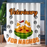 Veterinary Medicine T- Shirt Funny Will Give Veterinary Advice For Nachos Vet Med Worker T- Shirt Shower Curtain 60  x 72  (Medium)  60 x72  Curtain