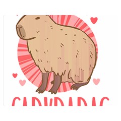 Capybara Love T- Shirt Just A Girl Who Loves Capybaras A Cute Design For Capybara Lovers T- Shirt Yoga Reflexion Pose T- Shirtyoga Reflexion Pose T- Shirt Premium Plush Fleece Blanket (medium) by hizuto