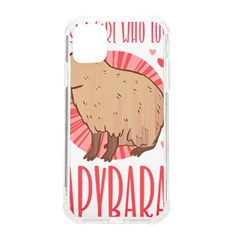 Capybara Love T- Shirt Just A Girl Who Loves Capybaras A Cute Design For Capybara Lovers T- Shirt Yoga Reflexion Pose T- Shirtyoga Reflexion Pose T- Shirt Iphone 11 Tpu Uv Print Case by hizuto