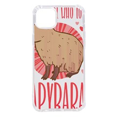 Capybara Love T- Shirt Just A Girl Who Loves Capybaras A Cute Design For Capybara Lovers T- Shirt Yoga Reflexion Pose T- Shirtyoga Reflexion Pose T- Shirt Iphone 14 Plus Tpu Uv Print Case by hizuto