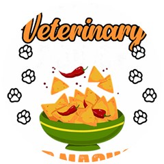 Veterinary Medicine T- Shirt Funny Will Give Veterinary Advice For Nachos Vet Med Worker T- Shirt Wooden Puzzle Round by ZUXUMI