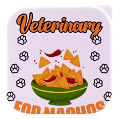 Veterinary Medicine T- Shirt Funny Will Give Veterinary Advice For Nachos Vet Med Worker T- Shirt Stacked Food Storage Container by ZUXUMI