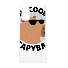 Capybara T- Shirt Be As Cool As A Capybara- A Cute Funny Capybara Wearing Sunglasses T- Shirt Yoga Reflexion Pose T- Shirtyoga Reflexion Pose T- Shirt Samsung Galaxy Note 20 Tpu Uv Case