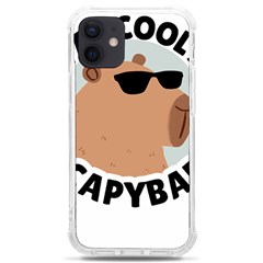 Capybara T- Shirt Be As Cool As A Capybara- A Cute Funny Capybara Wearing Sunglasses T- Shirt Yoga Reflexion Pose T- Shirtyoga Reflexion Pose T- Shirt Iphone 12 Mini Tpu Uv Print Case	 by hizuto