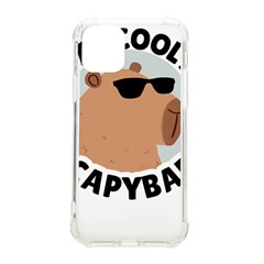 Capybara T- Shirt Be As Cool As A Capybara- A Cute Funny Capybara Wearing Sunglasses T- Shirt Yoga Reflexion Pose T- Shirtyoga Reflexion Pose T- Shirt Iphone 11 Pro 5 8 Inch Tpu Uv Print Case by hizuto