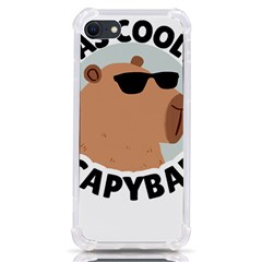 Capybara T- Shirt Be As Cool As A Capybara- A Cute Funny Capybara Wearing Sunglasses T- Shirt Yoga Reflexion Pose T- Shirtyoga Reflexion Pose T- Shirt Iphone Se by hizuto