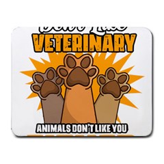 Veterinary Medicine T- Shirt Funny Will Give Veterinary Advice For Nachos Vet Med Worker T- Shirt Small Mousepad by ZUXUMI