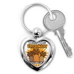 Veterinary Medicine T- Shirt Funny Will Give Veterinary Advice For Nachos Vet Med Worker T- Shirt Key Chain (Heart) Front