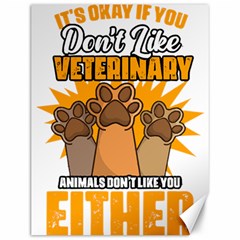 Veterinary Medicine T- Shirt Funny Will Give Veterinary Advice For Nachos Vet Med Worker T- Shirt Canvas 12  X 16  by ZUXUMI