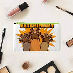 Veterinary Medicine T- Shirt Funny Will Give Veterinary Advice For Nachos Vet Med Worker T- Shirt Cosmetic Bag (xs) by ZUXUMI