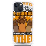 Veterinary Medicine T- Shirt Funny Will Give Veterinary Advice For Nachos Vet Med Worker T- Shirt iPhone 13 mini TPU UV Print Case Front