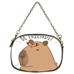 Capybara T- Shirt Be Nice Be Friendly Be A Capybara T- Shirt Yoga Reflexion Pose T- Shirtyoga Reflexion Pose T- Shirt Chain Purse (two Sides) by hizuto