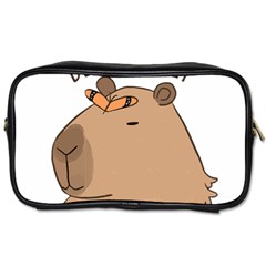 Capybara T- Shirt Be Nice Be Friendly Be A Capybara T- Shirt Yoga Reflexion Pose T- Shirtyoga Reflexion Pose T- Shirt Toiletries Bag (one Side) by hizuto