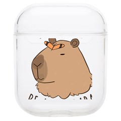 Capybara T- Shirt Be Nice Be Friendly Be A Capybara T- Shirt Yoga Reflexion Pose T- Shirtyoga Reflexion Pose T- Shirt Airpods 1/2 Case by hizuto