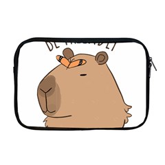 Capybara T- Shirt Be Nice Be Friendly Be A Capybara T- Shirt Yoga Reflexion Pose T- Shirtyoga Reflexion Pose T- Shirt Apple Macbook Pro 17  Zipper Case by hizuto