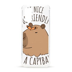 Capybara T- Shirt Be Nice Be Friendly Be A Capybara T- Shirt Yoga Reflexion Pose T- Shirtyoga Reflexion Pose T- Shirt Samsung Galaxy S20 6 2 Inch Tpu Uv Case by hizuto