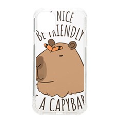 Capybara T- Shirt Be Nice Be Friendly Be A Capybara T- Shirt Yoga Reflexion Pose T- Shirtyoga Reflexion Pose T- Shirt Iphone 11 Tpu Uv Print Case