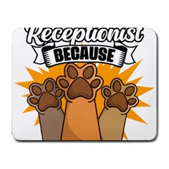 Veterinary Medicine T- Shirt Veterinary Receptionist Funny Veterinarian Hero Vet Med Life T- Shirt Small Mousepad by ZUXUMI