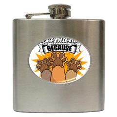 Veterinary Medicine T- Shirt Veterinary Receptionist Funny Veterinarian Hero Vet Med Life T- Shirt Hip Flask (6 Oz) by ZUXUMI