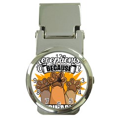 Veterinary Medicine T- Shirt Veterinary Receptionist Funny Veterinarian Hero Vet Med Life T- Shirt Money Clip Watches by ZUXUMI