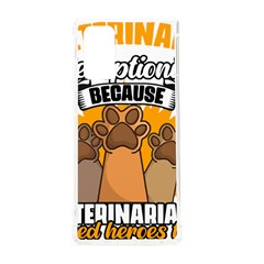 Veterinary Medicine T- Shirt Veterinary Receptionist Funny Veterinarian Hero Vet Med Life T- Shirt Samsung Galaxy Note 20 Tpu Uv Case by ZUXUMI