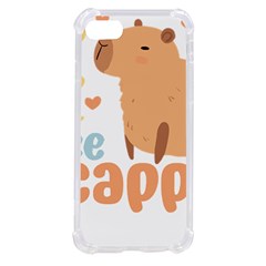 Capybara T- Shirt Bee Cappy - A Cute Capybara And A Bee Illustration T- Shirt Yoga Reflexion Pose T- Shirtyoga Reflexion Pose T- Shirt Iphone Se by hizuto