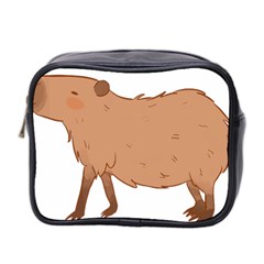 Capybara T- Shirt Cute Capybara Illustration T- Shirt (1) Yoga Reflexion Pose T- Shirtyoga Reflexion Pose T- Shirt Mini Toiletries Bag (two Sides) by hizuto