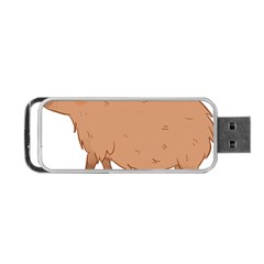 Capybara T- Shirt Cute Capybara Illustration T- Shirt (1) Yoga Reflexion Pose T- Shirtyoga Reflexion Pose T- Shirt Portable Usb Flash (two Sides) by hizuto