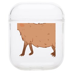 Capybara T- Shirt Cute Capybara Illustration T- Shirt (1) Yoga Reflexion Pose T- Shirtyoga Reflexion Pose T- Shirt Airpods 1/2 Case by hizuto