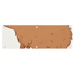 Capybara T- Shirt Cute Capybara Illustration T- Shirt (1) Yoga Reflexion Pose T- Shirtyoga Reflexion Pose T- Shirt Banner and Sign 6  x 2  Front