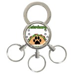 Veterinary Medicine T- Shirt Will Give Veterinary Advice For Tacos Funny Vet Med Worker T- Shirt 3-Ring Key Chain Front