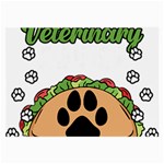 Veterinary Medicine T- Shirt Will Give Veterinary Advice For Tacos Funny Vet Med Worker T- Shirt Large Glasses Cloth (2 Sides) Front