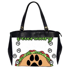 Veterinary Medicine T- Shirt Will Give Veterinary Advice For Tacos Funny Vet Med Worker T- Shirt Oversize Office Handbag (2 Sides) by ZUXUMI