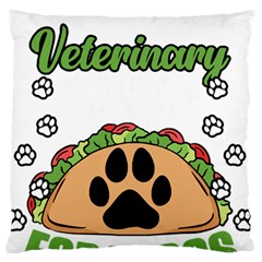 Veterinary Medicine T- Shirt Will Give Veterinary Advice For Tacos Funny Vet Med Worker T- Shirt Standard Premium Plush Fleece Cushion Case (one Side) by ZUXUMI