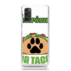 Veterinary Medicine T- Shirt Will Give Veterinary Advice For Tacos Funny Vet Med Worker T- Shirt Samsung Galaxy S20 6 2 Inch Tpu Uv Case by ZUXUMI